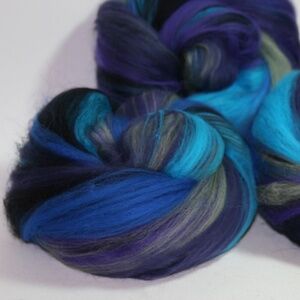 Free Style Superwash Merino Wool Alpaca Blend Art Batts Spinning Weaving Felting